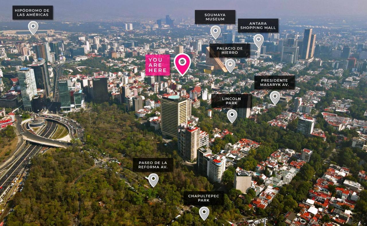 Uliv Parque Lincoln Apartment Мексико Сити Екстериор снимка